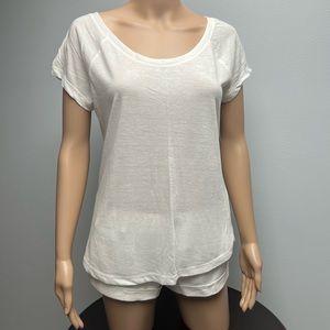 White, Lightweight Tee